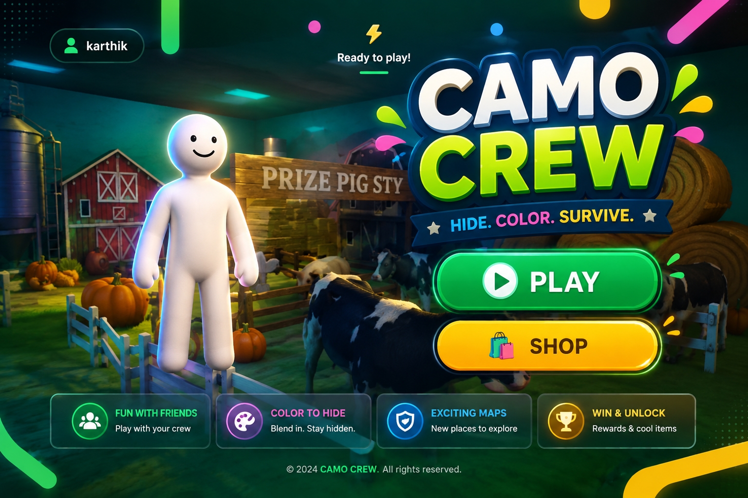 Camo Crew in-game HUD